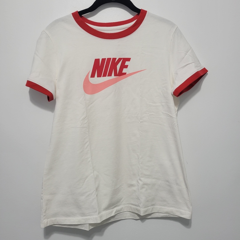 Nike athletic white t-shirt